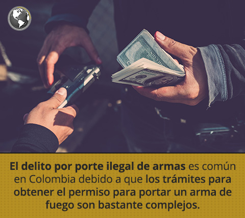¿Qué es un Delito por Porte Ilegal de Armas en Colombia?